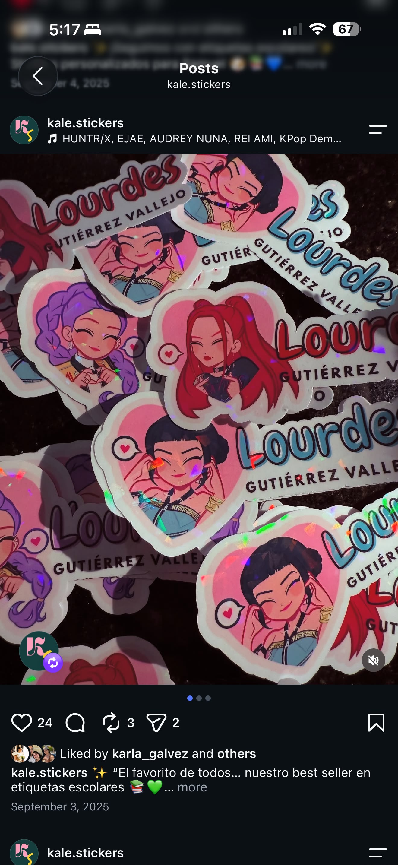KALÉ Stickers